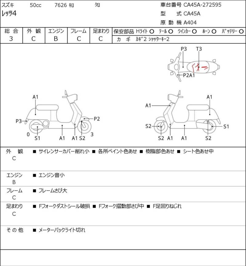 Карта повреждений