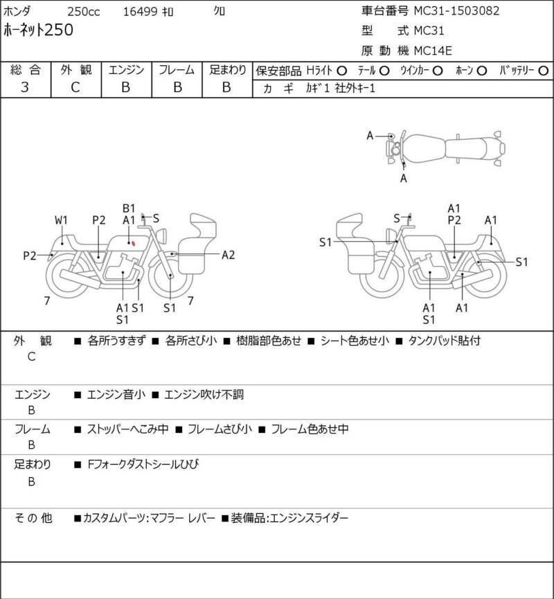 Карта повреждений