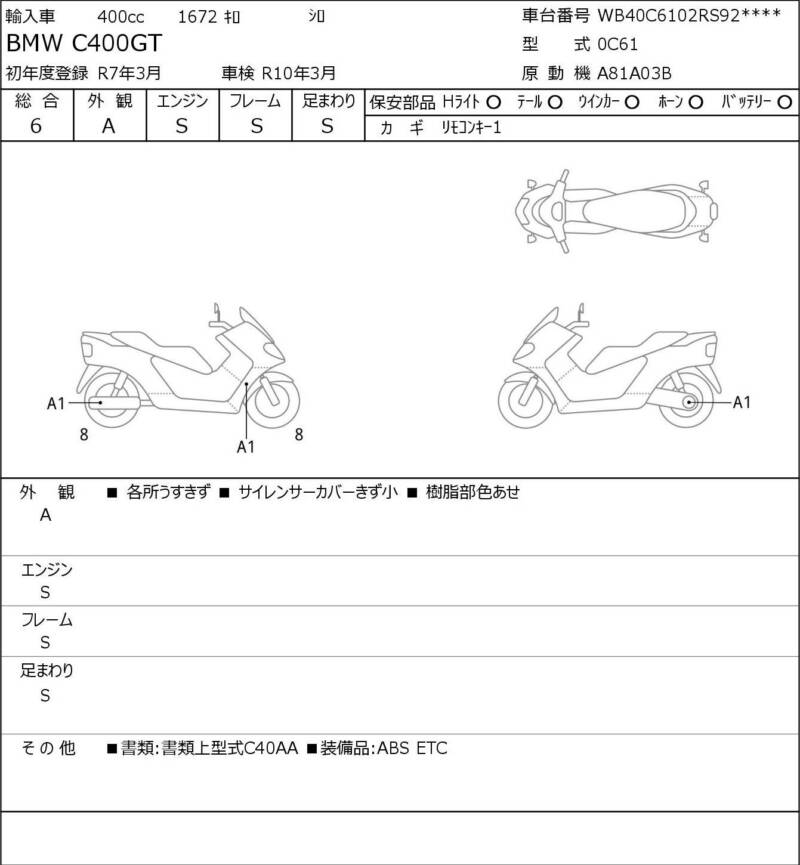 Карта повреждений