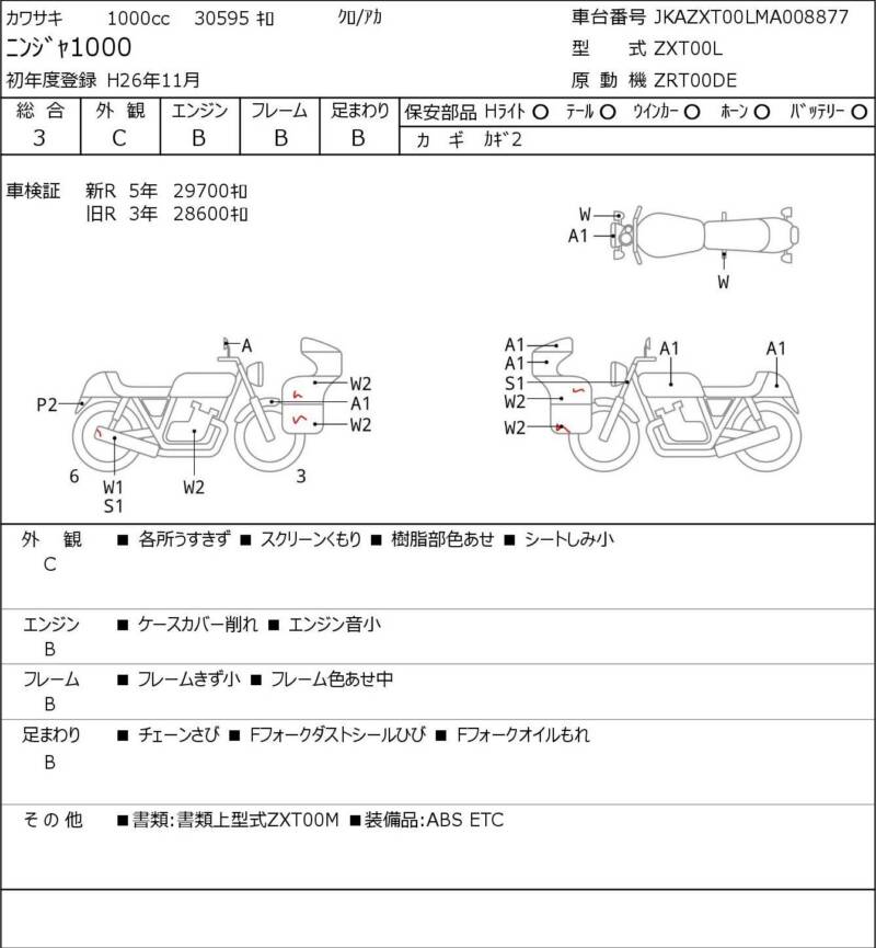 Карта повреждений