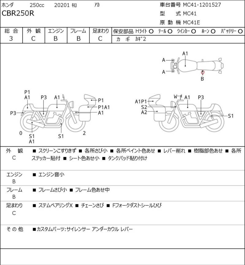 Карта повреждений
