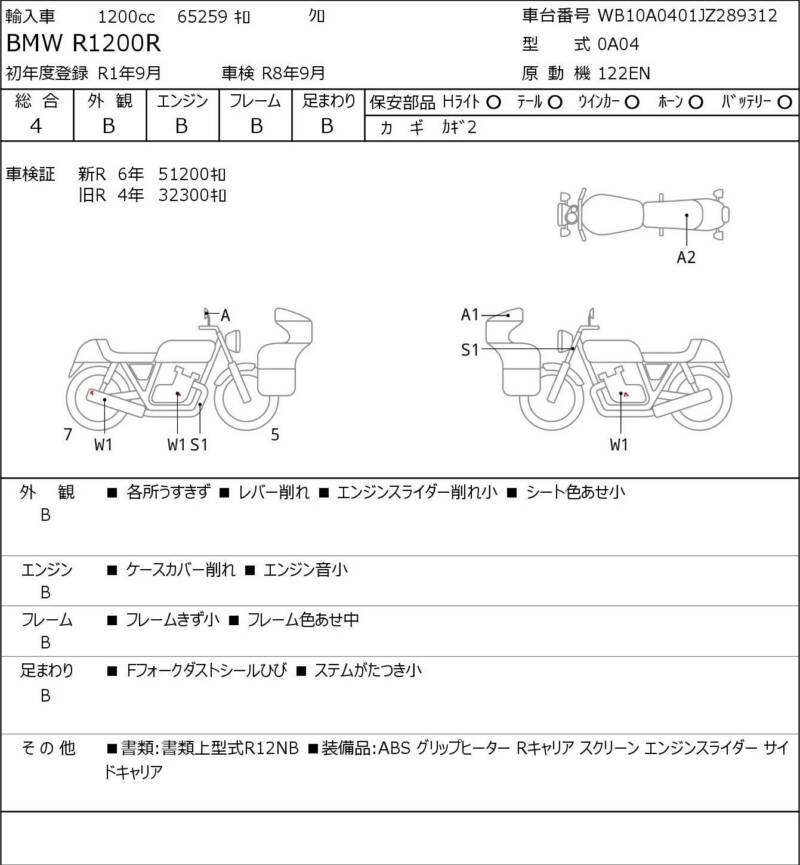 Карта повреждений
