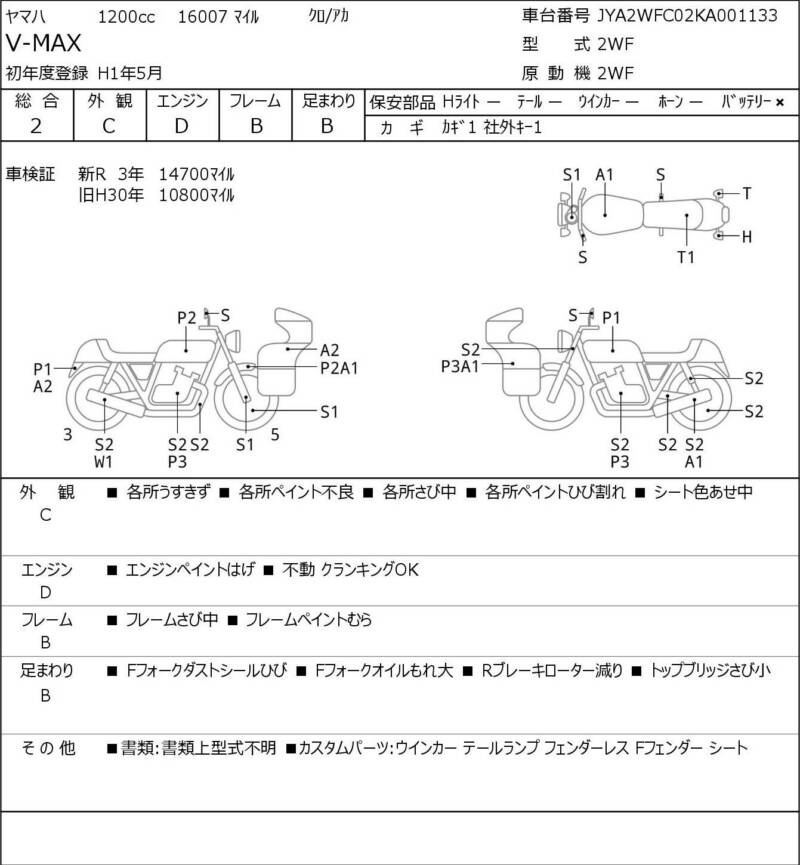 Карта повреждений