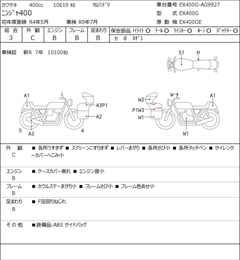 Карта повреждений