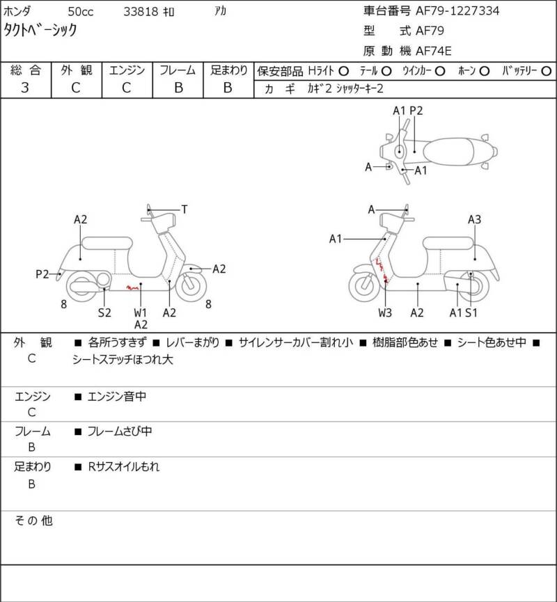 Карта повреждений