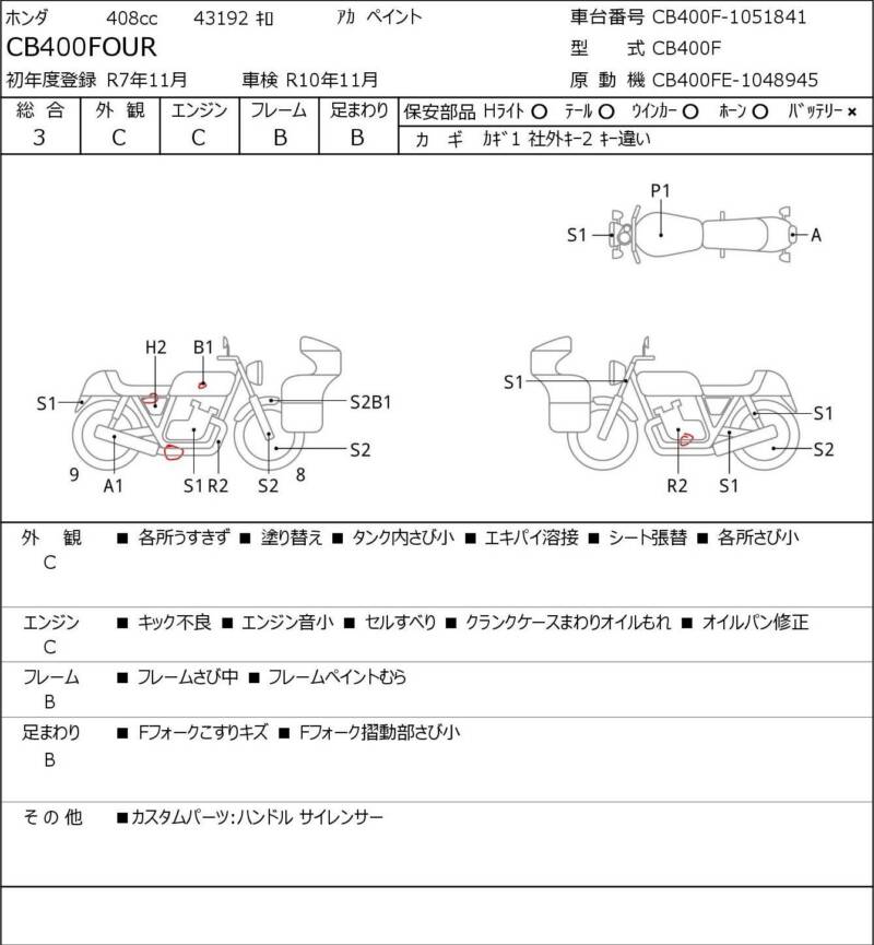 Карта повреждений