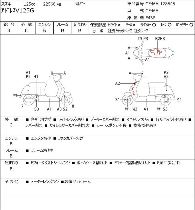 Карта повреждений