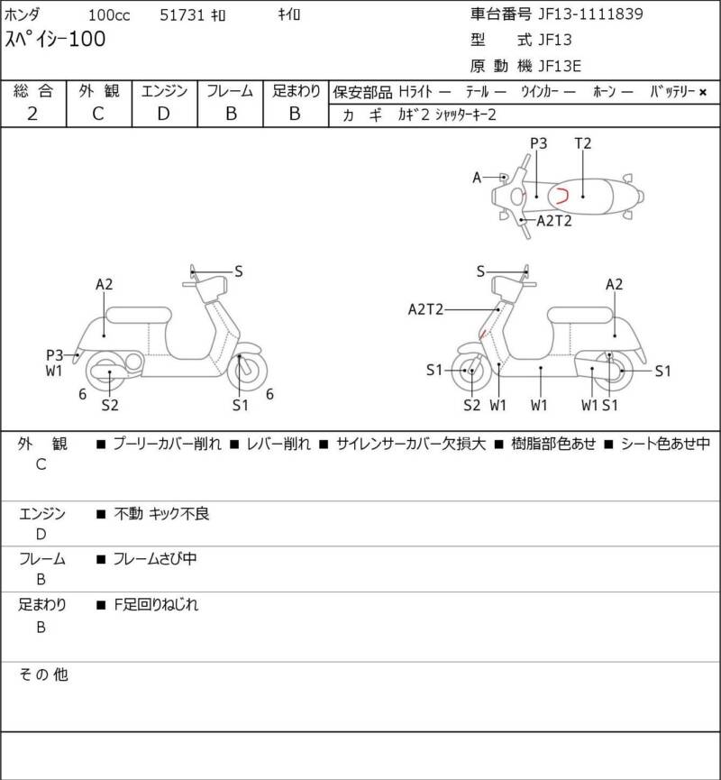 Карта повреждений