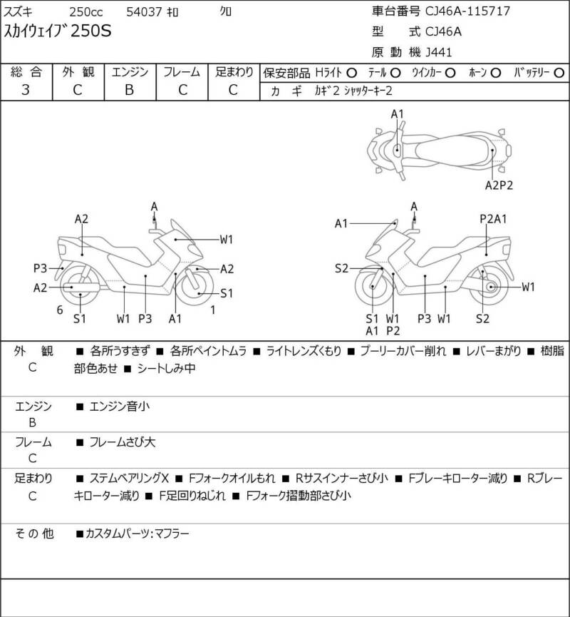 Карта повреждений