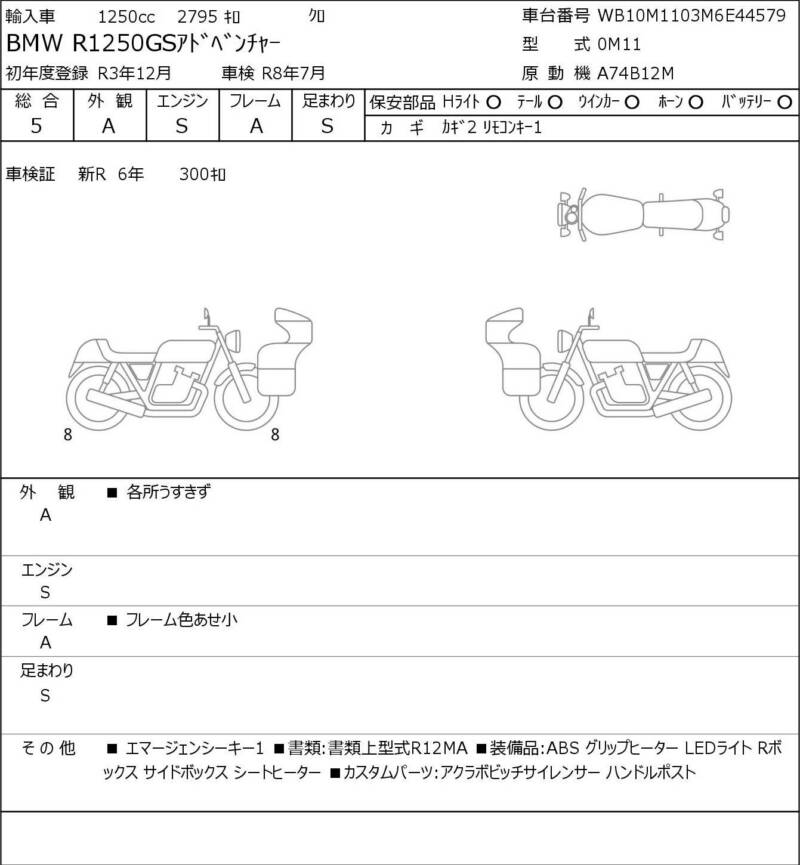 Карта повреждений