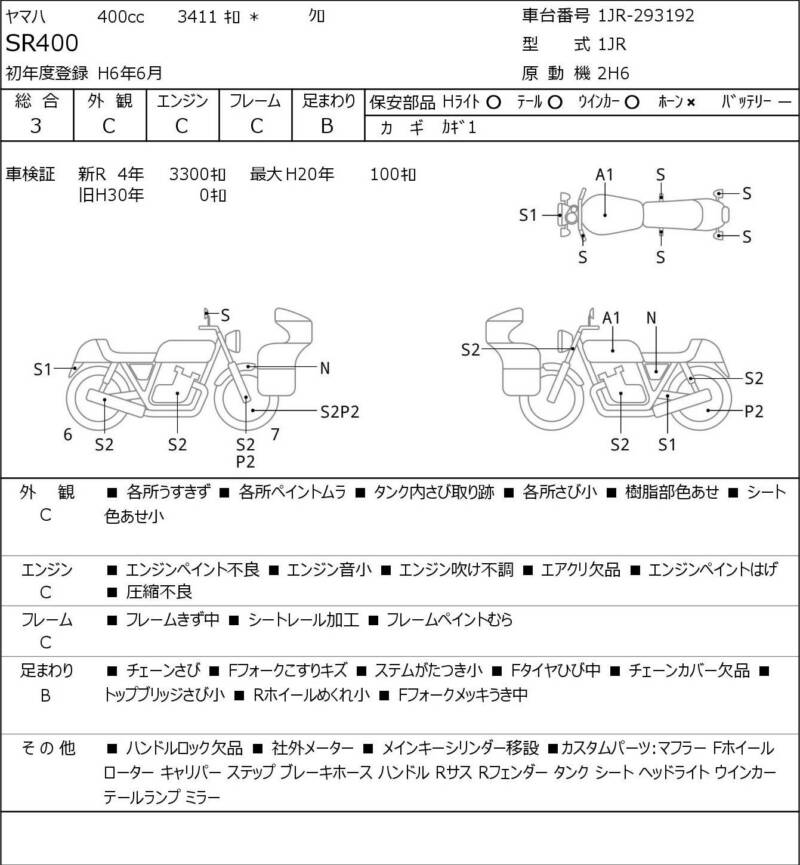 Карта повреждений