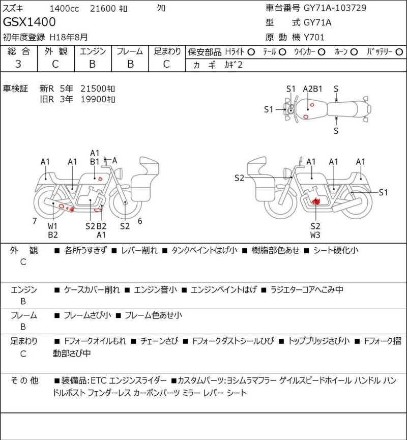 Карта повреждений