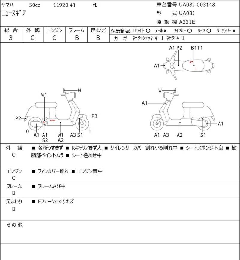 Карта повреждений