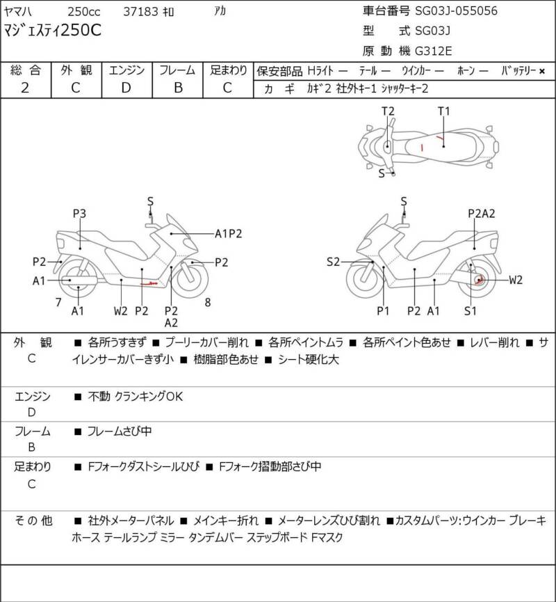 Карта повреждений