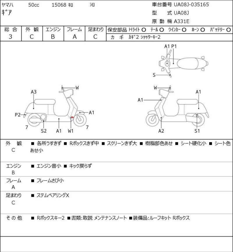 Карта повреждений