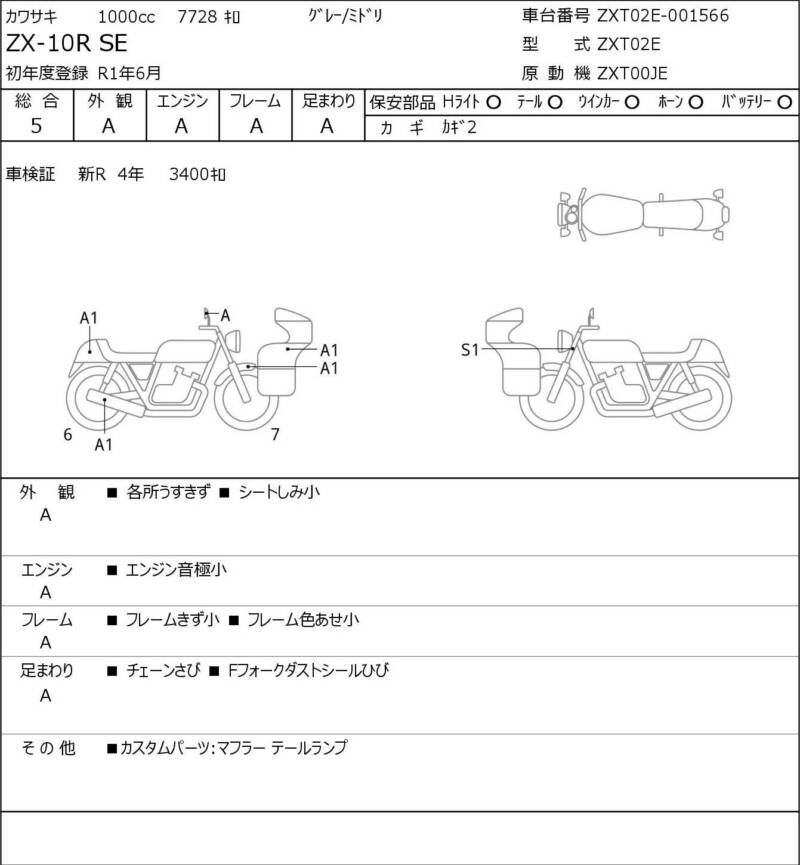 Карта повреждений