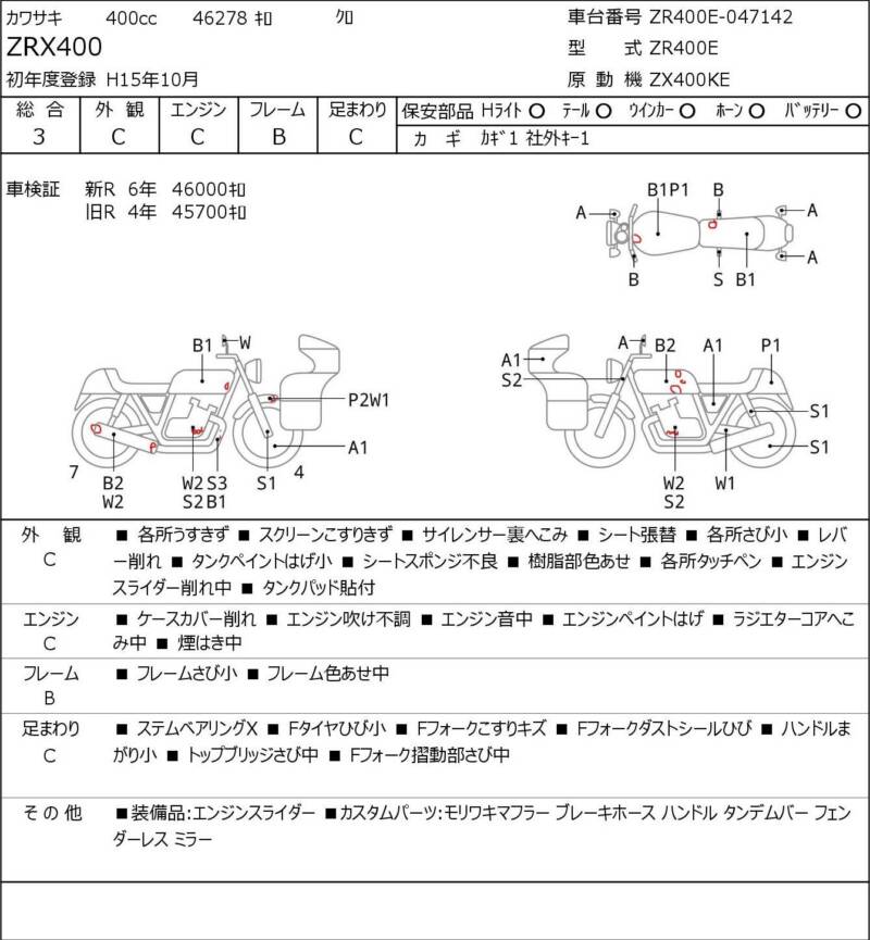 Карта повреждений