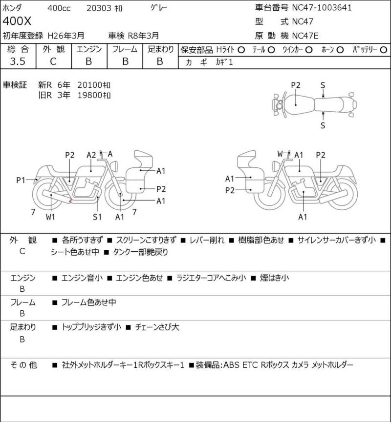 Карта повреждений