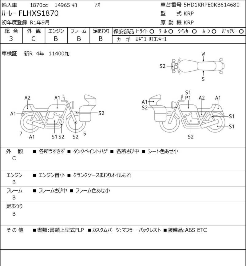 Карта повреждений