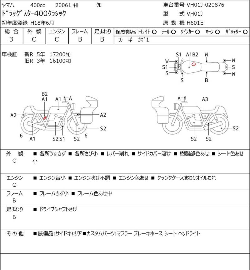 Карта повреждений