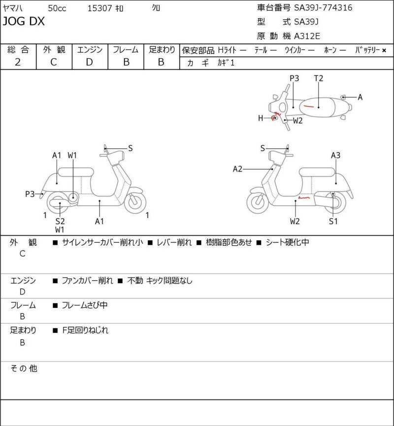 Карта повреждений