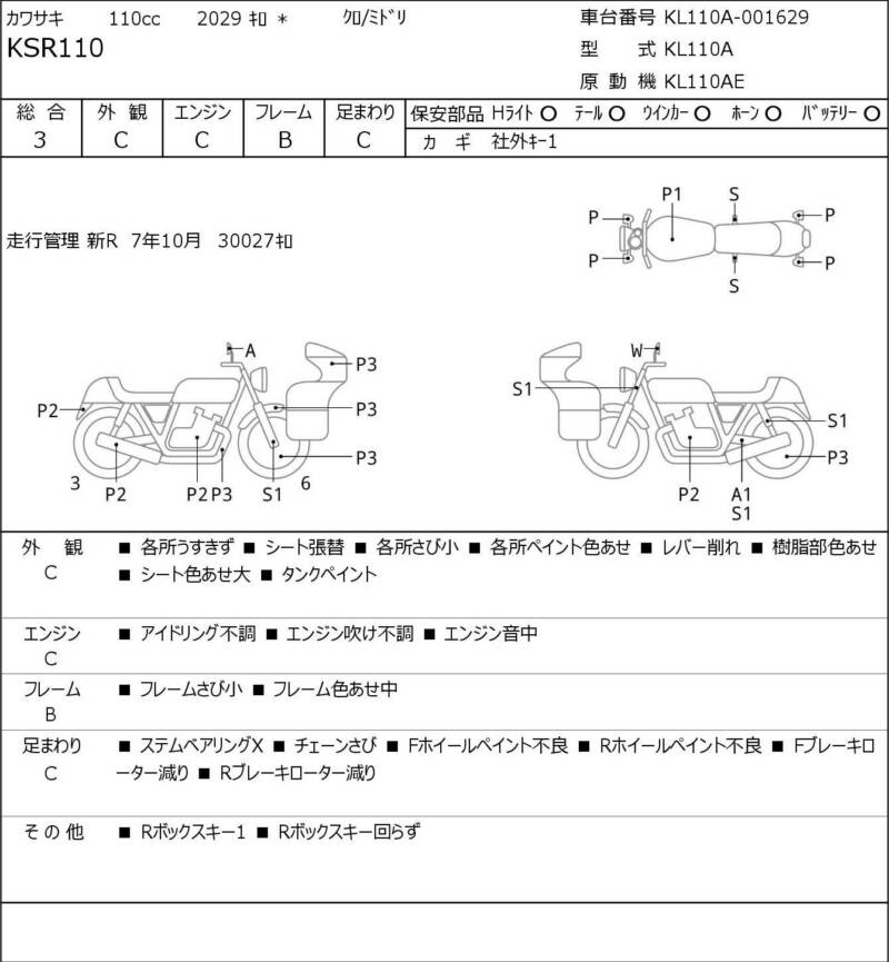 Карта повреждений