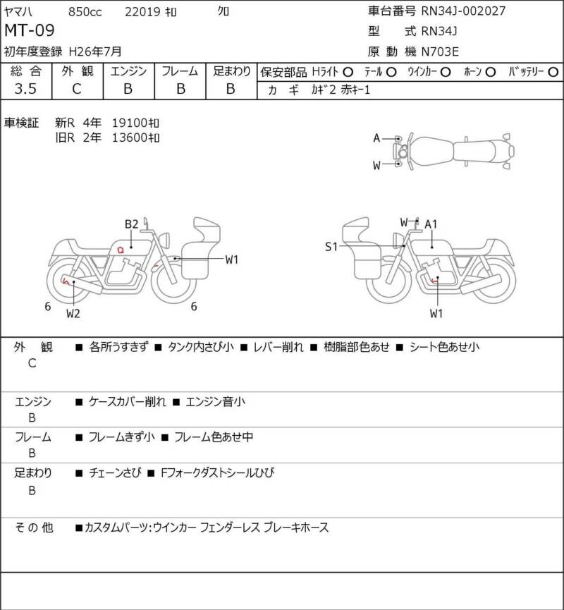 Карта повреждений
