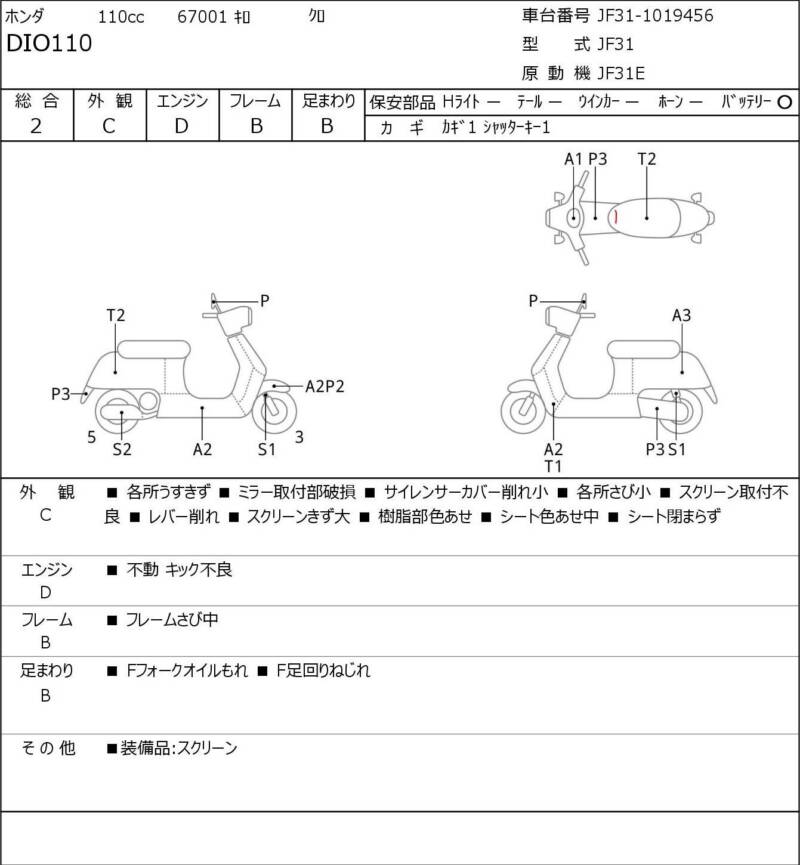 Карта повреждений