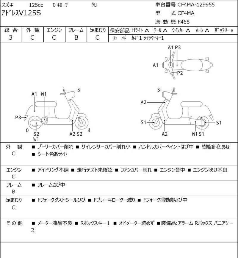 Карта повреждений