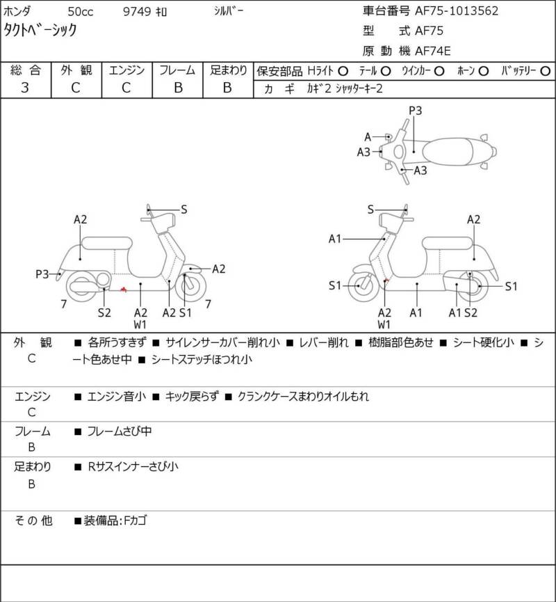 Карта повреждений