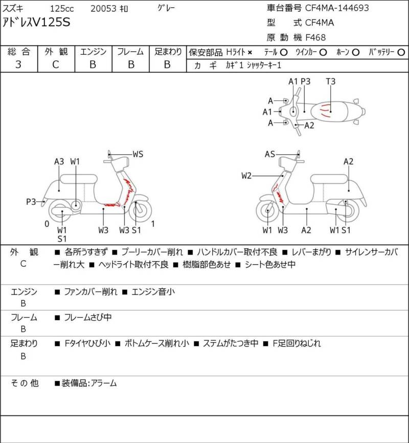 Карта повреждений