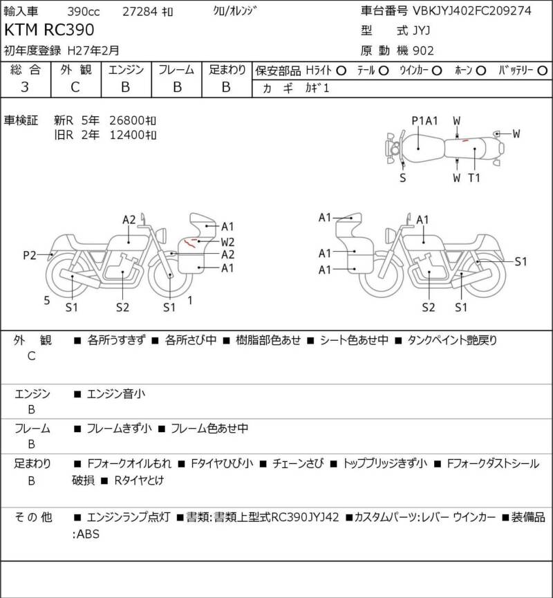Карта повреждений