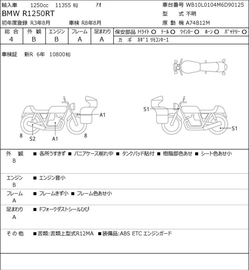 Карта повреждений