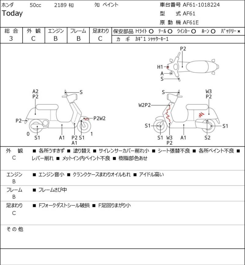 Карта повреждений