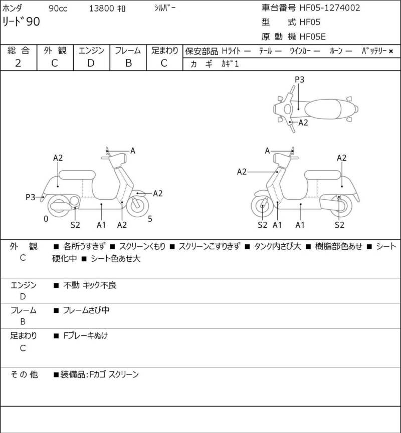Карта повреждений