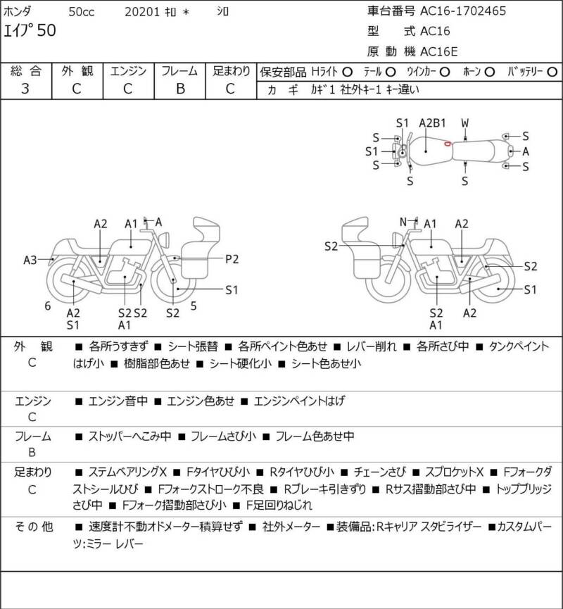 Карта повреждений