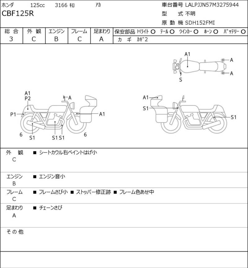 Карта повреждений