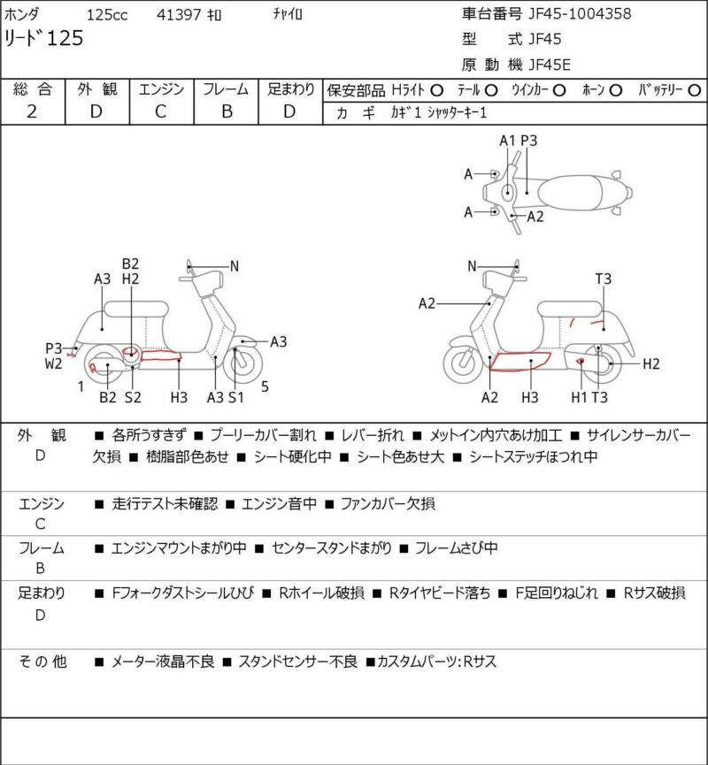 Карта повреждений
