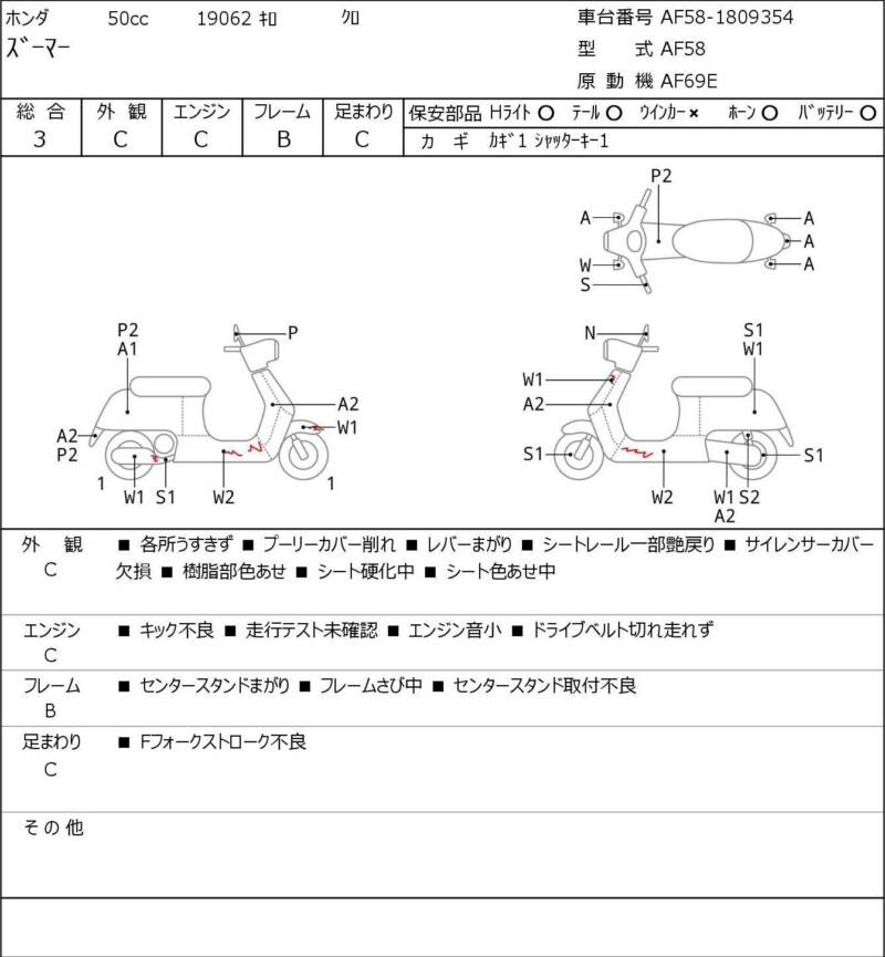 Карта повреждений
