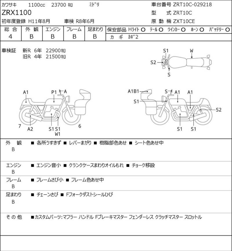 Карта повреждений