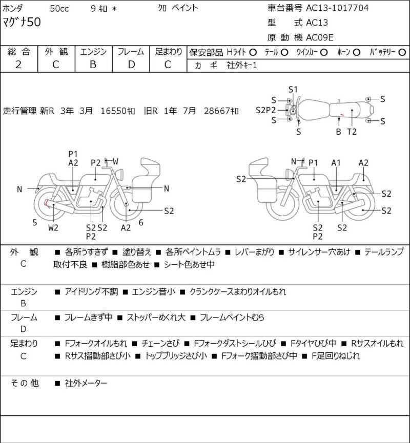 Карта повреждений
