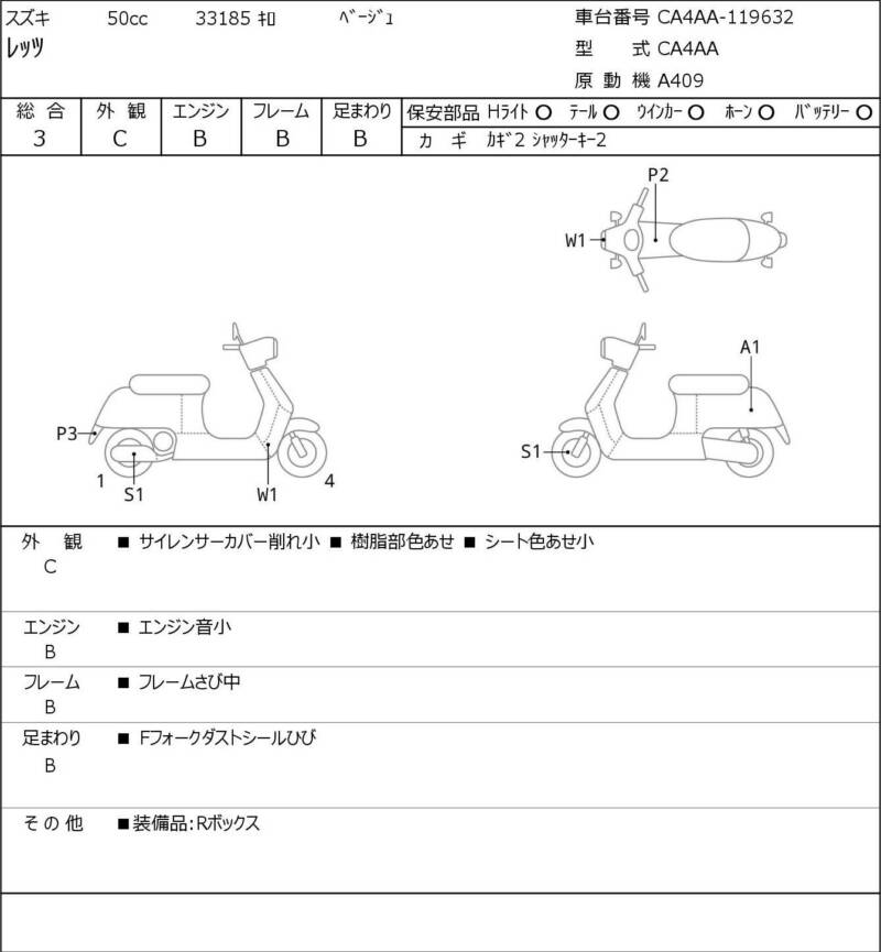 Карта повреждений