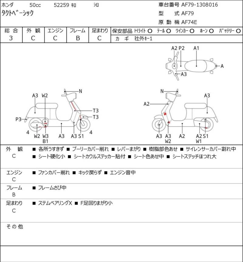 Карта повреждений