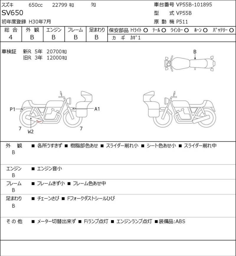 Карта повреждений