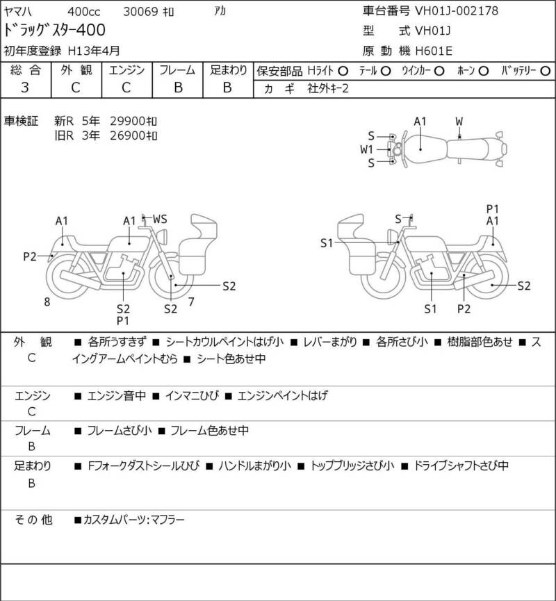Карта повреждений