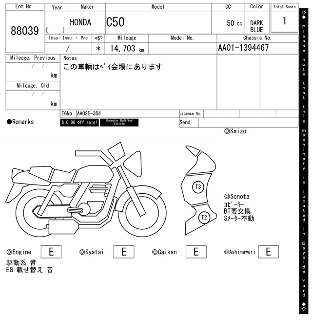 Карта повреждений