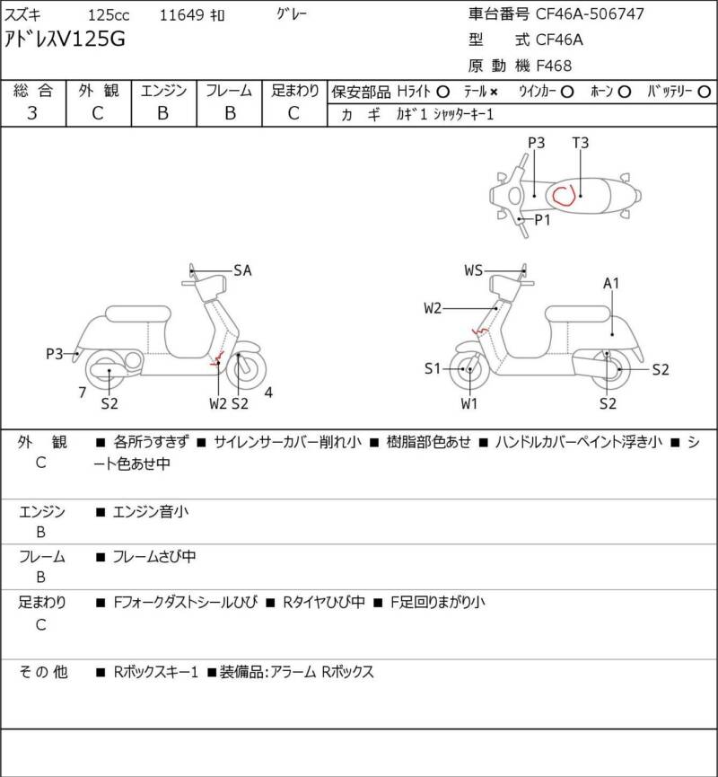 Карта повреждений