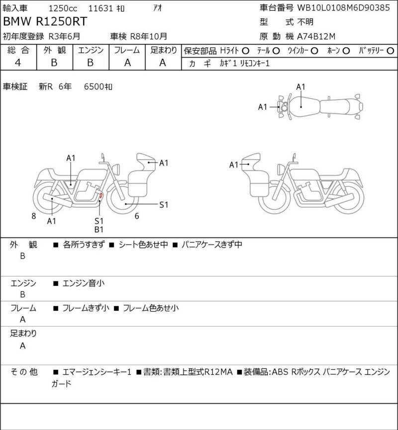 Карта повреждений