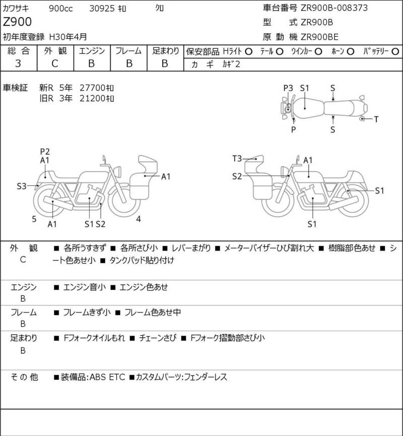 Карта повреждений
