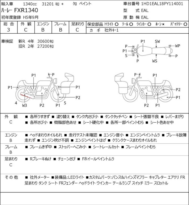 Карта повреждений